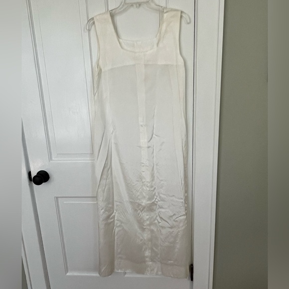 Bohemian Cream Lace Crochet Bell Sleeve Dress Womens S/M Cottagecore Romantic - Picture 9 of 12